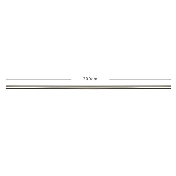 Bara fixa pentru perdea/draperie, 200 cm, diametru 25 mm, nichel WALTI