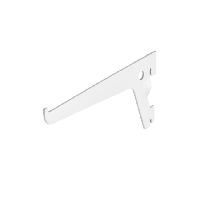 Suport simplu pentru raft pe sina, 150 mm, alb WALTI