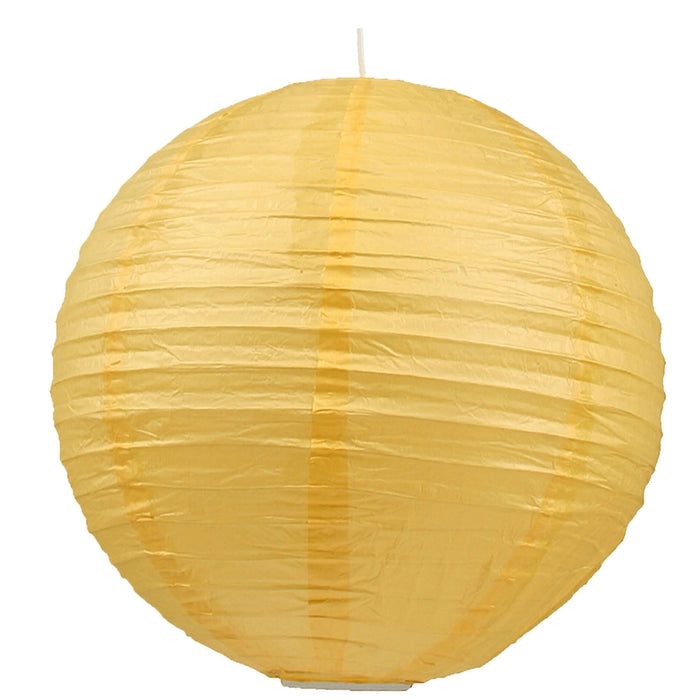 Abajur hartie Kokon, D 50 cm, galben WALTI