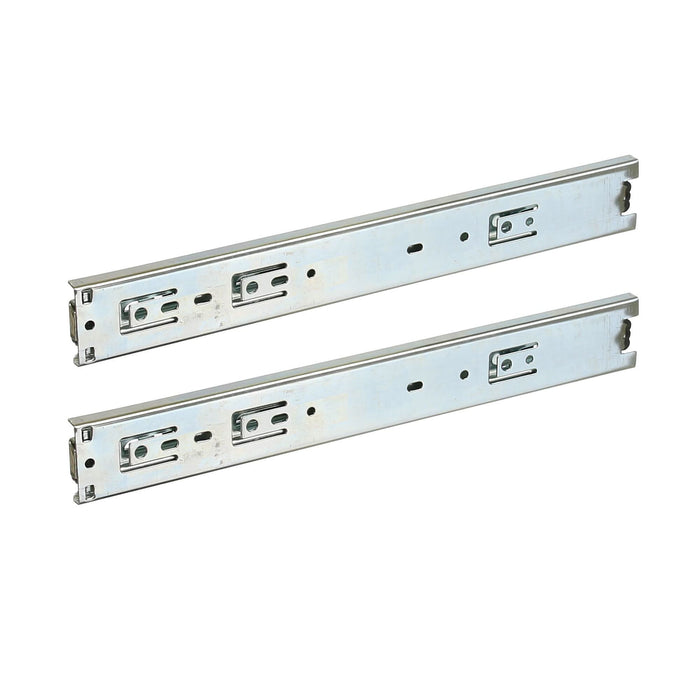 Glisiere sertar, glisare totala, 450 mm, max 30 kg, nichelat (set 2 buc) WALTI