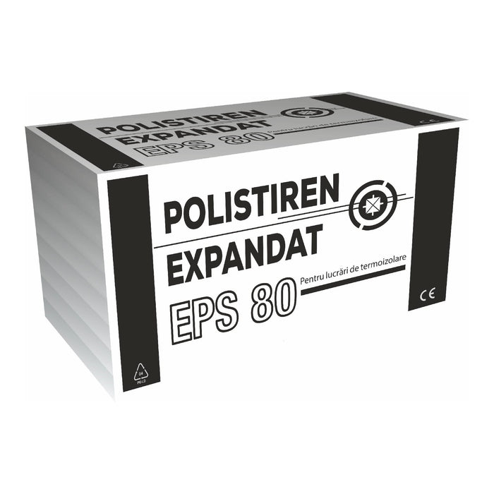 Polistiren expandat EPS80, 10 x 100 x 50 cm, 2.5 m² WALTI