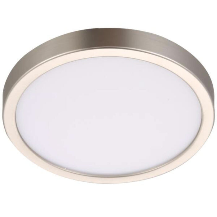 Spot LED aplicat Sanoa, 2000 lm, dimabil, IP44, rotund, argintiu WALTI
