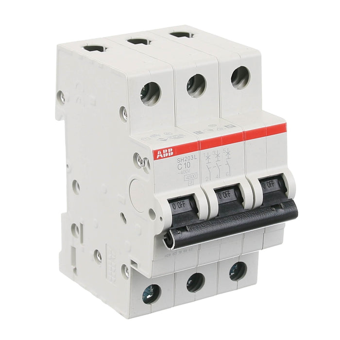 Disjunctor modular ABB, tripolar, 10A, 3P WALTI