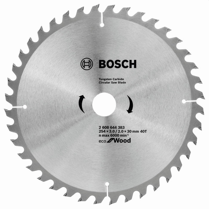 Disc taiere Bosch, pentru lemn, 40T, Ø 254 mm WALTI