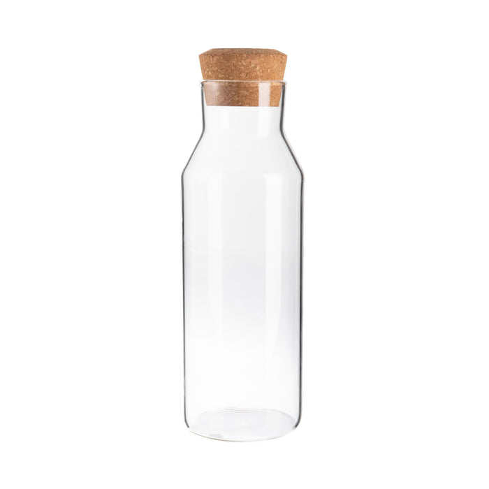Sticla cu dop de pluta, Delinia, Ø 8.9 x H 27.5 cm, 1 L, transparent WALTI