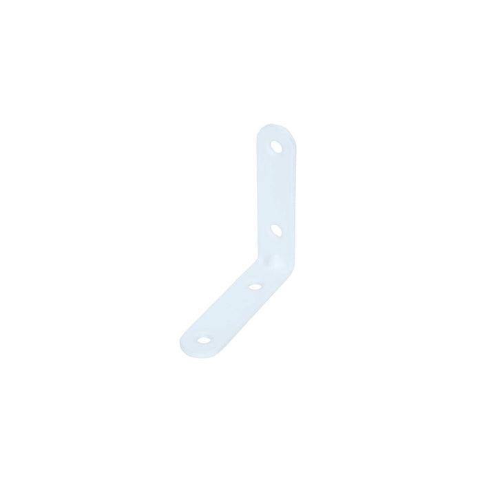 Coltar metalic, otel zincat, 60 x 60 x 15 x 2 mm, alb WALTI