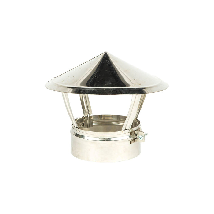 Capac terminal, inox, simplu perete, tip A, grosime 0.4 mm, Ø 150 mm WALTI