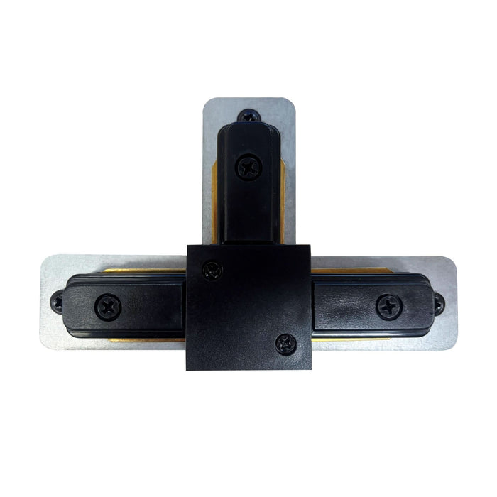 Conector tip "T" pentru sina Paris, negru WALTI