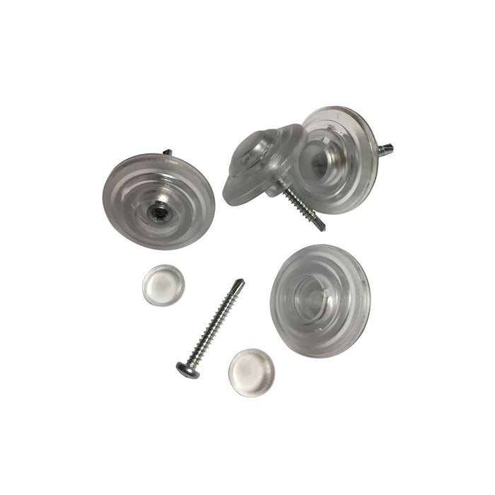 Surub autoforant pentru policarbonat, 9.5 x 38 mm, zinc (set 10 buc) WALTI