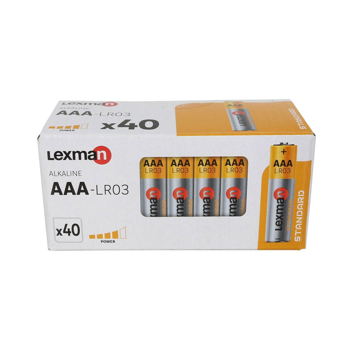 Baterii alcaline Lexman Standard AAA (set 40 buc) WALTI