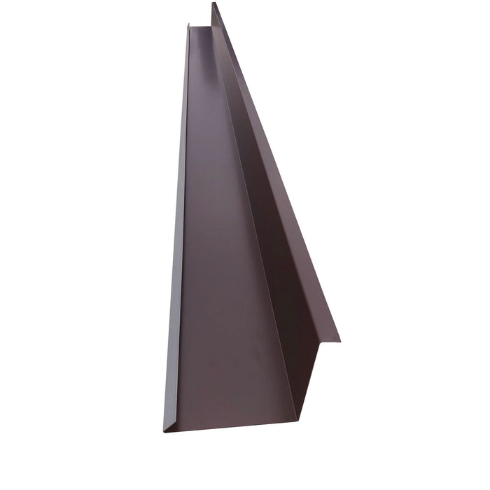 Dolie perete, metal, 2000 x 130 x 0.40 mm, maro, lucios WALTI