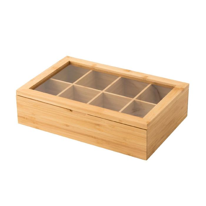 Organizator pentru ceai, Delinia, din bambus, 31 x 20 x 8 cm, natur WALTI