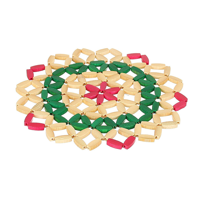 Suport oala, din bambus, Ø 22 x H 0.5 cm, flexibil, multicolor WALTI
