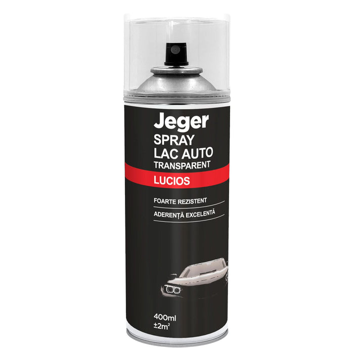 Vopsea spray Jeger, tip lac auto, transparent, lucios, 400 ml WALTI