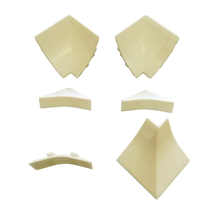 Set accesorii inaltator din PVC, terrazzo gri, PP231 WALTI