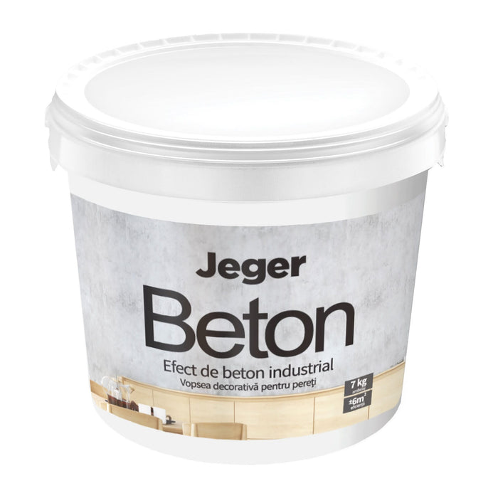 Vopsea decorativa Jeger, efect Beton Firenze, 7 kg WALTI