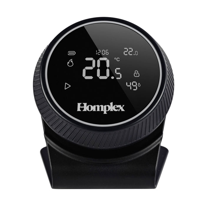 Termostat digital smart, wireless, Homplex NX1, programabil, negru WALTI