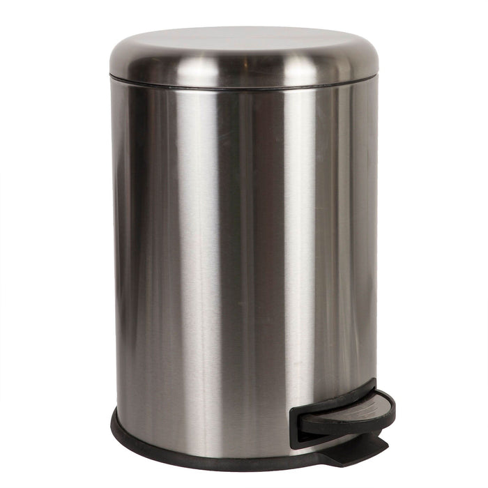 Cos de gunoi din inox, deschidere cu pedala, 20 L, argintiu WALTI