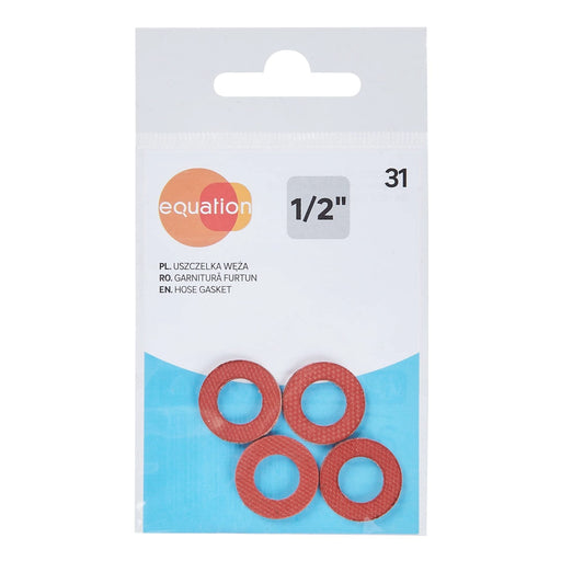 Garnituri etansare Equation, pentru furtun, fibra, 1/2" (set 4 buc) - WALTI WALTI