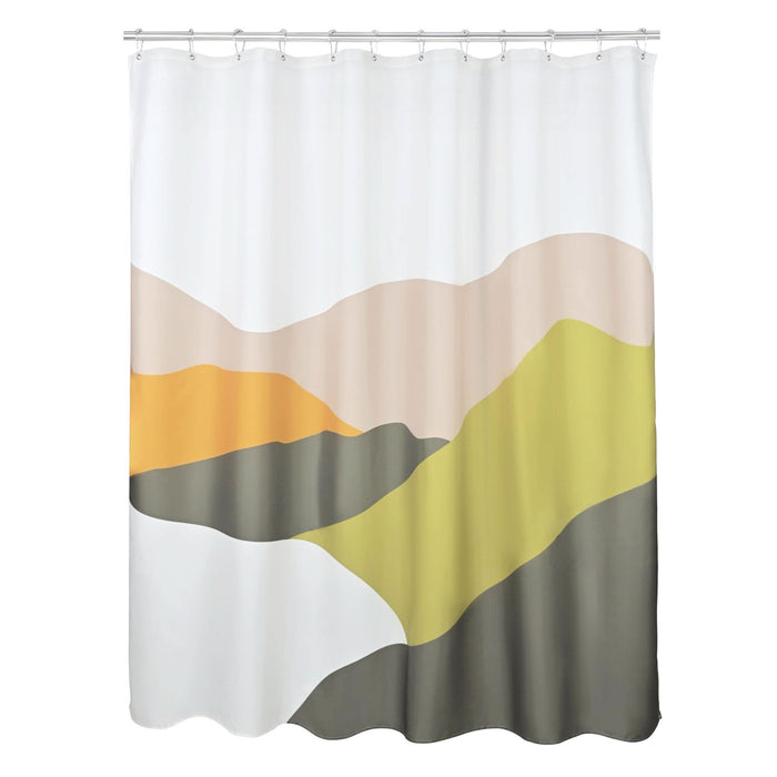 Perdea dusSensea Pattern Land, din poliester, 180 x 200 cm, multicolor WALTI