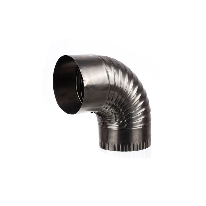 Cot 90°, tabla, grosime 0.4 mm, Ø 120 mm, argintiu WALTI