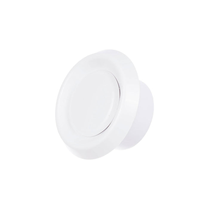 Anemostat tavan, plastic, Ø 10 cm, alb WALTI