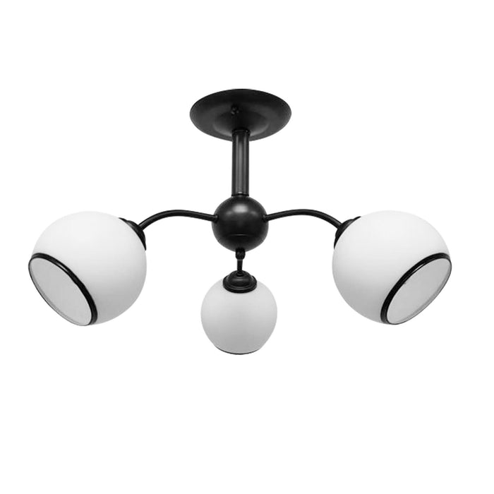 Lustra Marinen, 3 x E27, 40 W, alb-negru WALTI