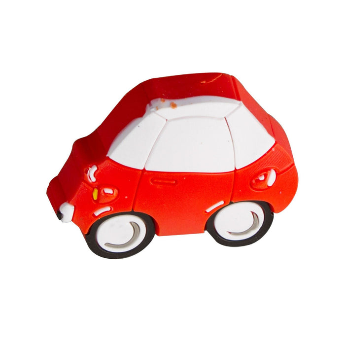 Buton mobila "auto", rasina, rosu WALTI