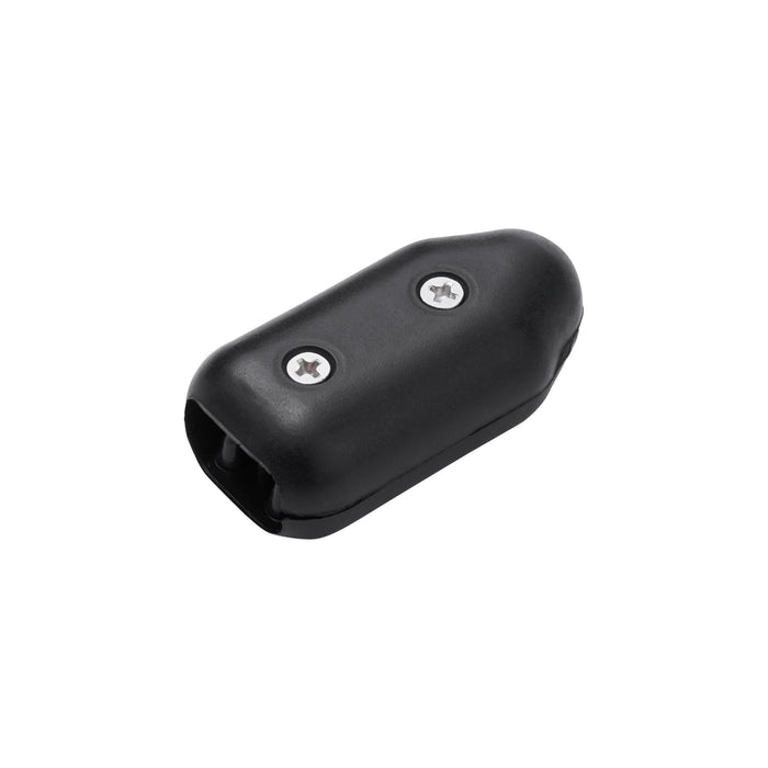 Clema simpla Standers, pentru cablu Ø 8 mm, plastic, negru (set 2 buc) WALTI