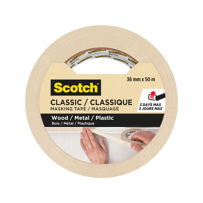 Banda de mascare Scotch Clasic, 36 mm x 50 m WALTI