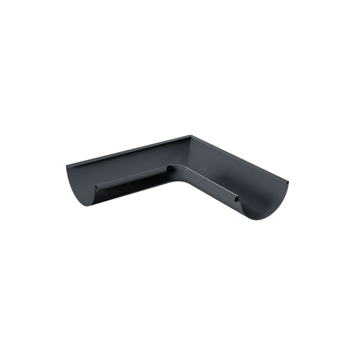 Coltar interior 90° Wetterbest, metal, Ø 125 mm, gri mat WALTI