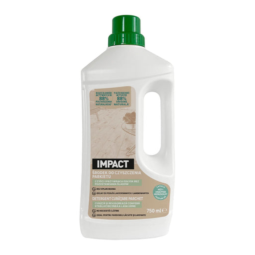 Detergent pentru curatare parchet si suprafete laminate, bazat pe 88% ingrediente de origine naturala, Impact, 1 L, parfum de menta - WALTI WALTI