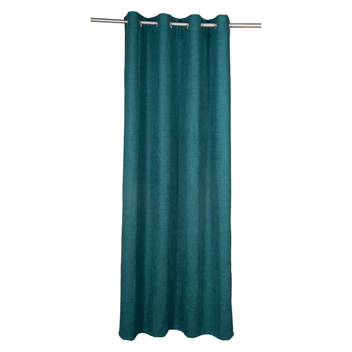 Draperie termo 140 x 280 cm, Inspire Ragnar Emerald, cu inele, turcoaz WALTI