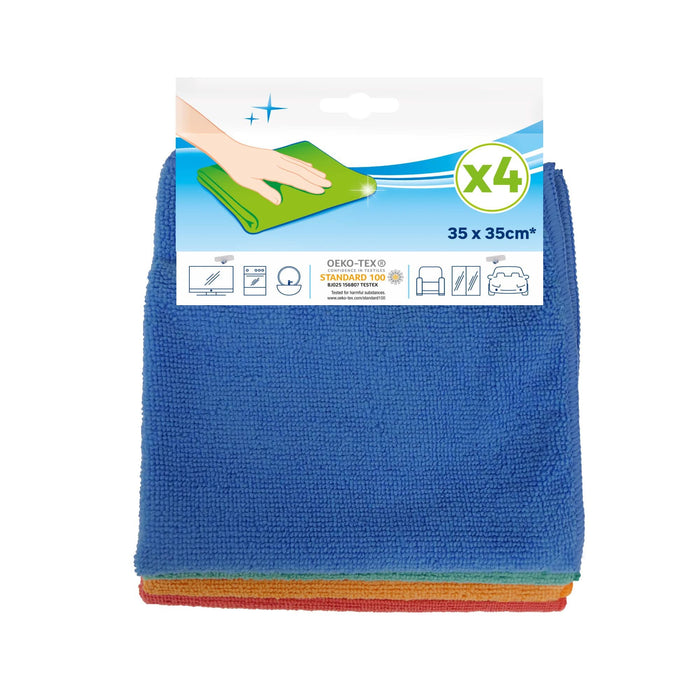 Set lavete uscate din microfibra 35 x 35 cm, 4 bucati WALTI