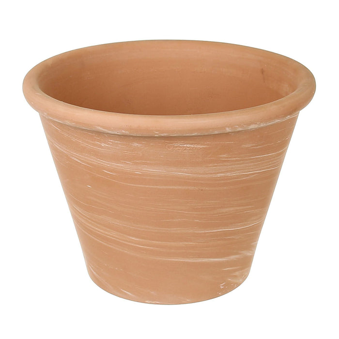 Ghiveci flori Duo, ceramic, Ø 17 cm, maro teracota WALTI