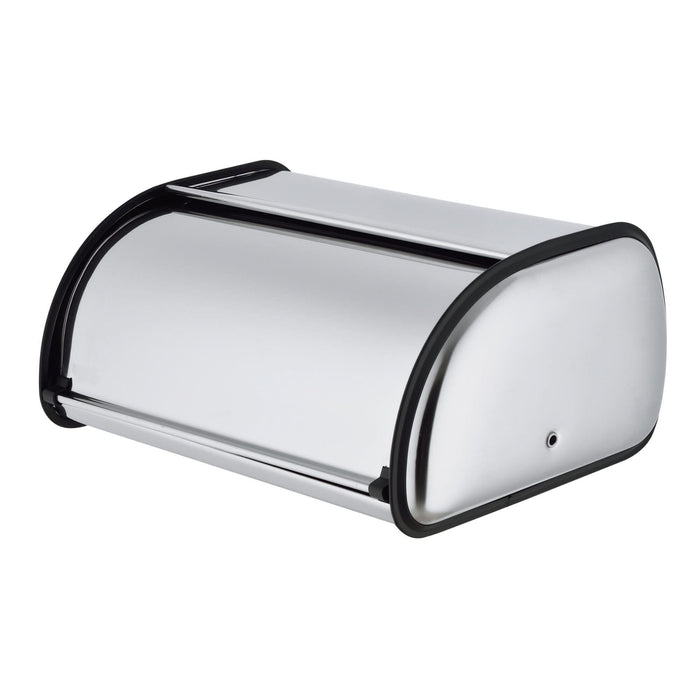 Cutie pentru depozitare paine, din otel inoxidabil, 35.5 x 23 x 14.5 cm, argintiu WALTI