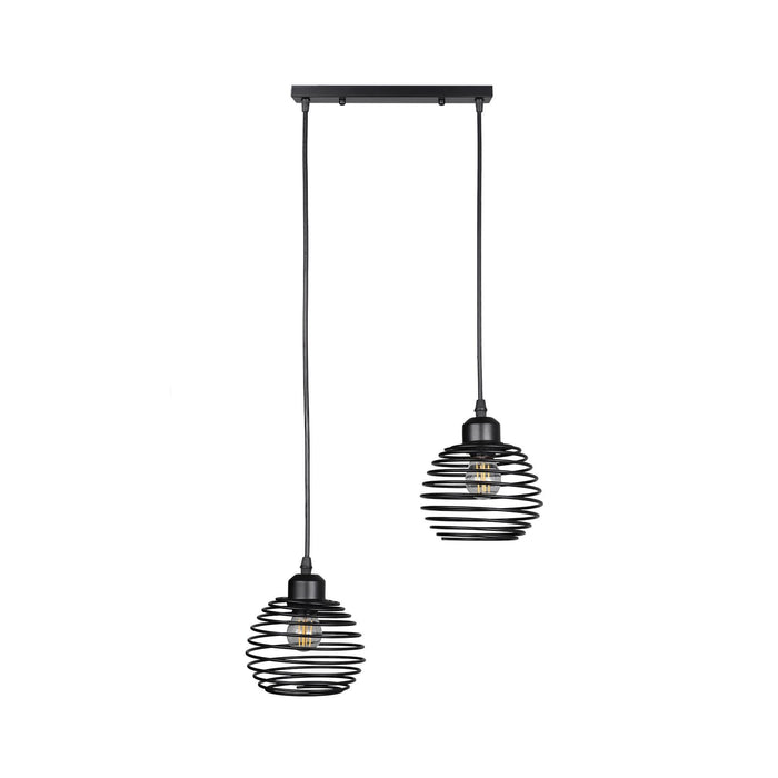 Pendrul Great, 2 x E27, negru, metal WALTI