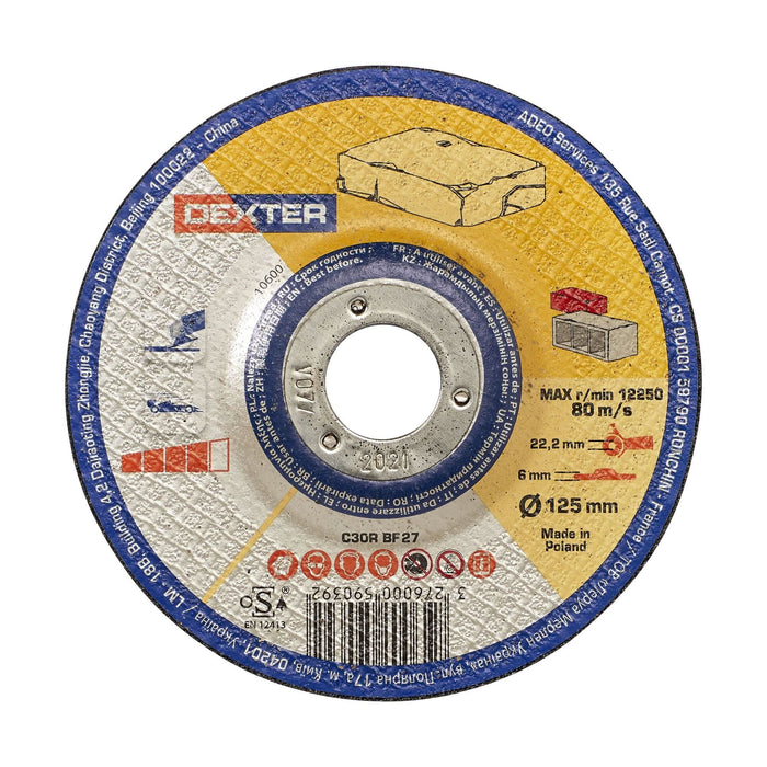 Disc taiere Dexter, pentru ceramica, Ø 125 x 6 mm WALTI