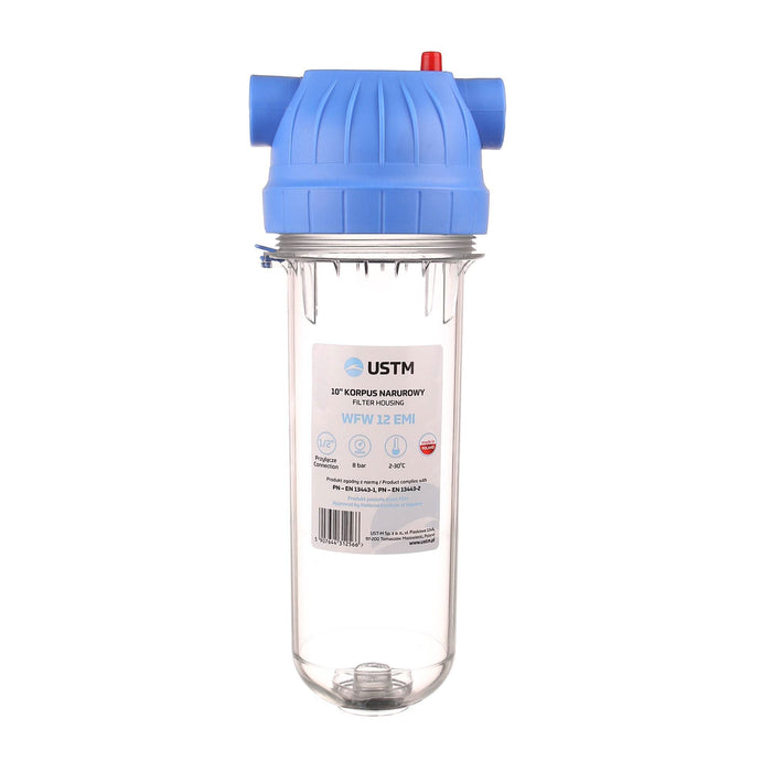 Carcasa filtru apa, diametru 10", 1/2 filet interior WALTI
