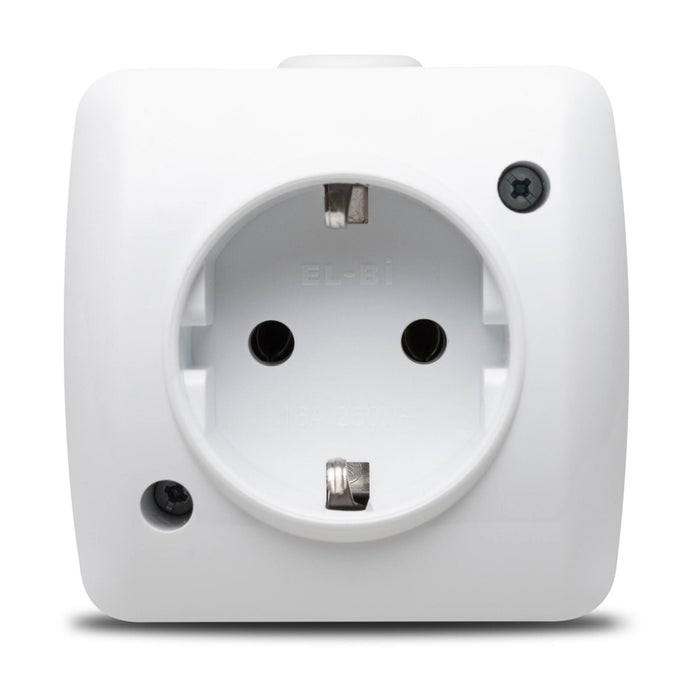Priza schuko simpla, IP20, alba WALTI
