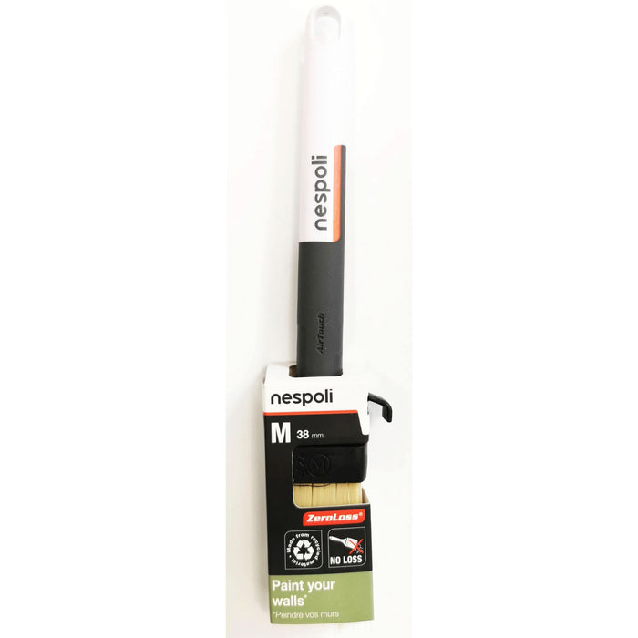 Pensula plata Nespoli Zeroloss, universala, latime 38 mm, maner plastic reciclat WALTI