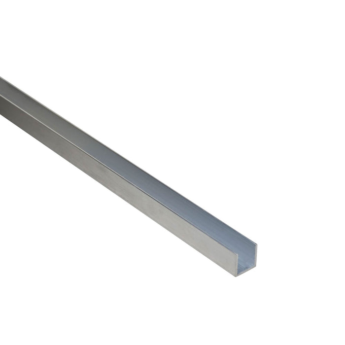 Profil U aluminiu brut, 12 x 12 x 1 mm, L = 1 m WALTI