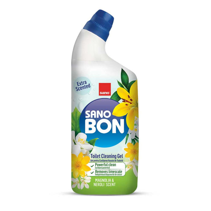 Gel pentru curatarea vasului WC, Sano Bon, 0.75 L, parfum magnolie si neroli WALTI