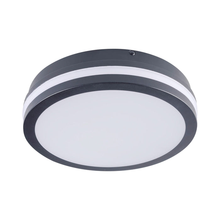 Plafoniera LED pentru baie Beno, 18 W, CCT, IP65, D22, cu senzor de miscare, rotund, gri WALTI