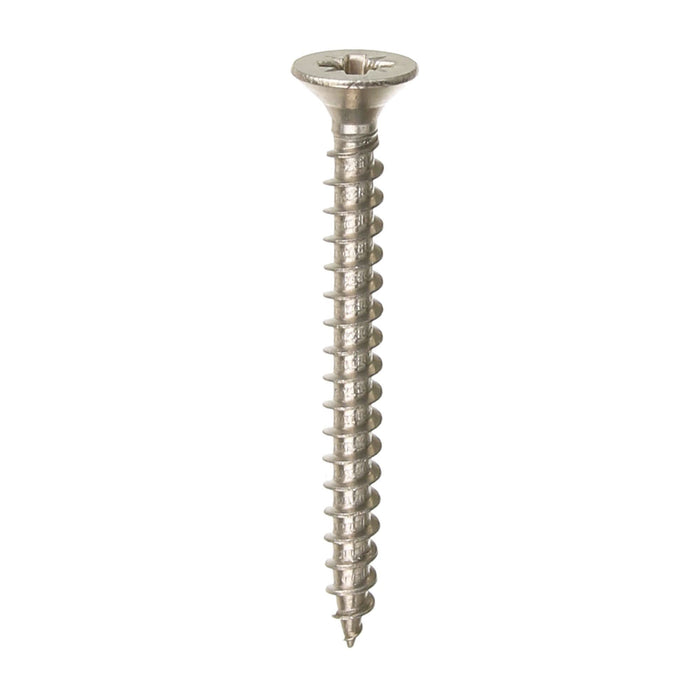 Surub lemn, cap inecat, inox, 3.5 x 40 mm, vrac WALTI
