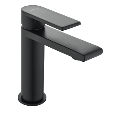 Baterie lavoar Sensea Cinta, monocomanda, negru WALTI