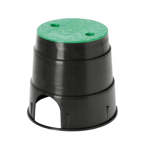 Camin circular electrovalva, 28.5 x 25 cm, polipropilena, negru/verde - WALTI WALTI
