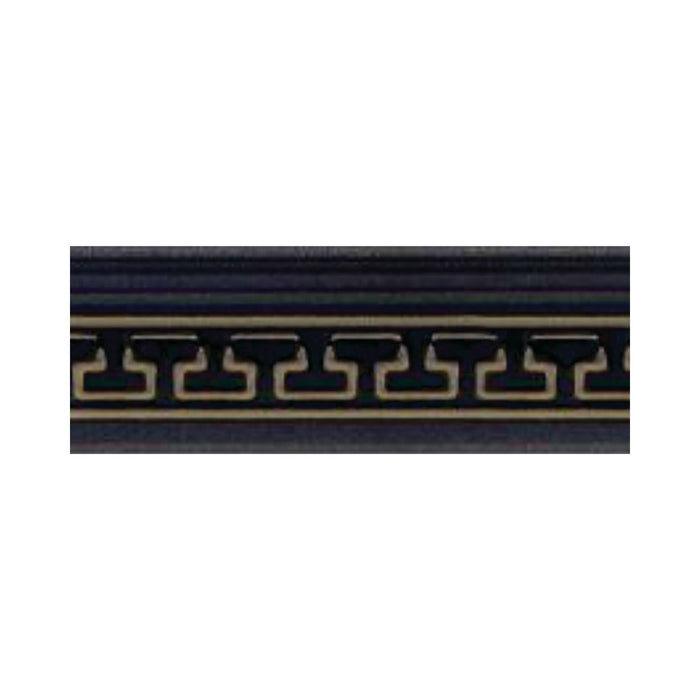 Set 4 baghete polistiren extrudat de colt, 200 x 9 x 5 cm, auriu/negru WALTI