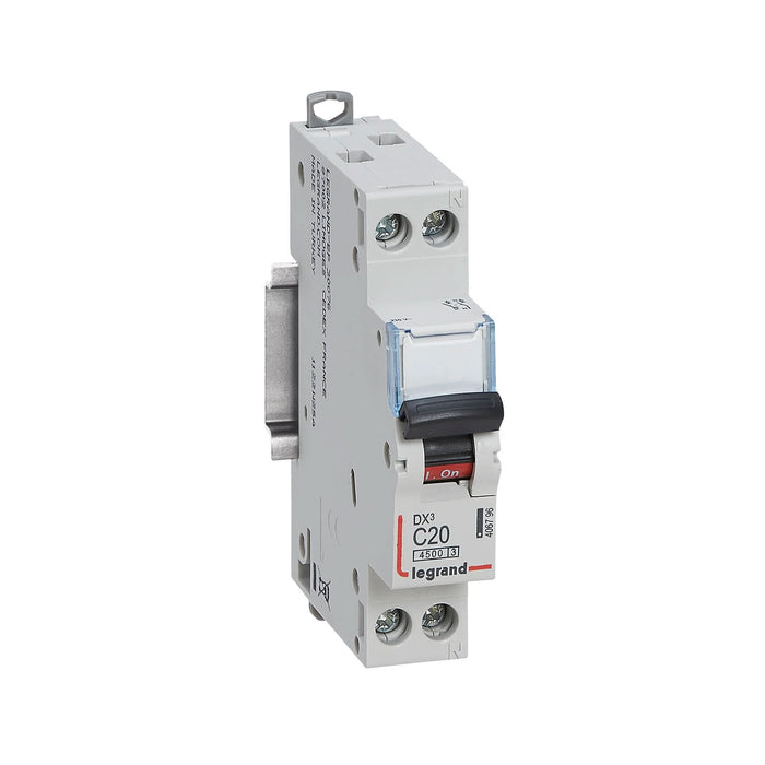 Disjunctor Legrand DX3, 1P+NR, 20 A, curba C, 4.5 KA WALTI