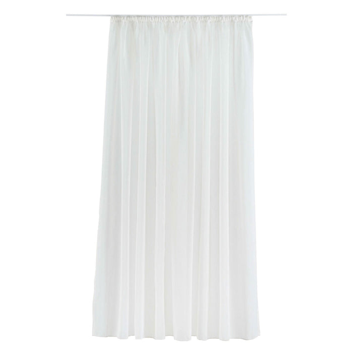 Perdea 400 x 260 cm Nisa, model uni, cu rejansa si bride, crem WALTI